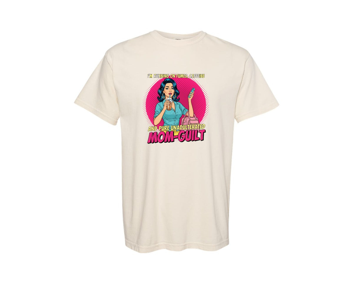 brand:Comfort Colors|color:Ivory|Pop Art Sarcastic Mom Set Graphic T-Shirt