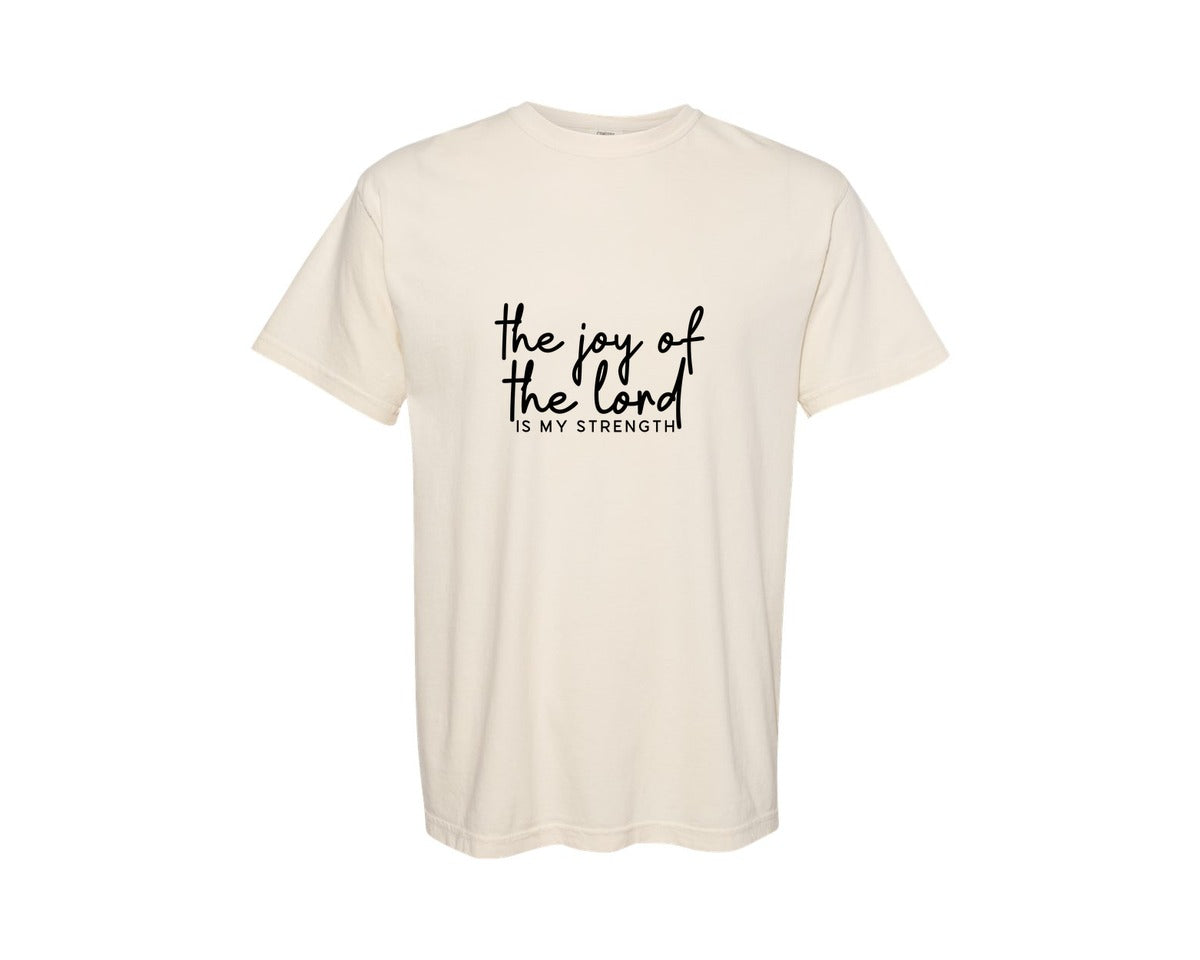brand:Comfort Colors|color:Ivory|Minimal Christian Quote Graphic T-Shirt