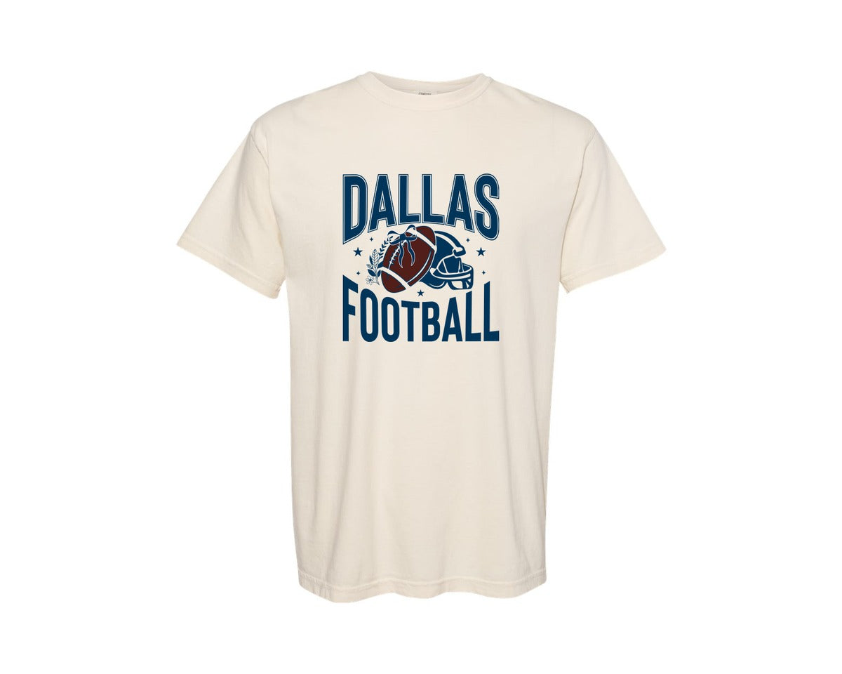 brand:Comfort Colors|color:Ivory|Dallas Football Graphic T-Shirt