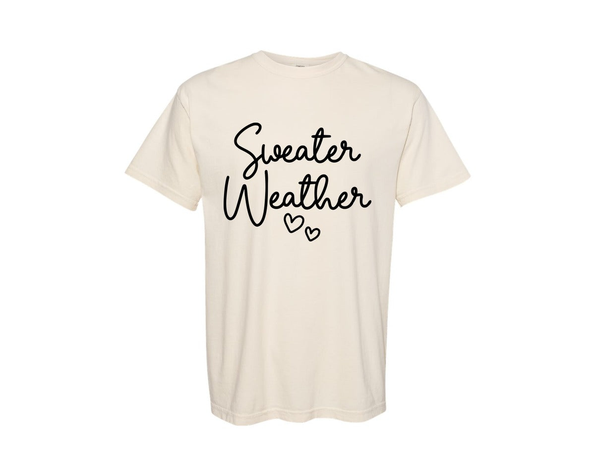 brand:Comfort Colors|color:Ivory|Sweater Weather Cozy Season 2 Graphic T-Shirt