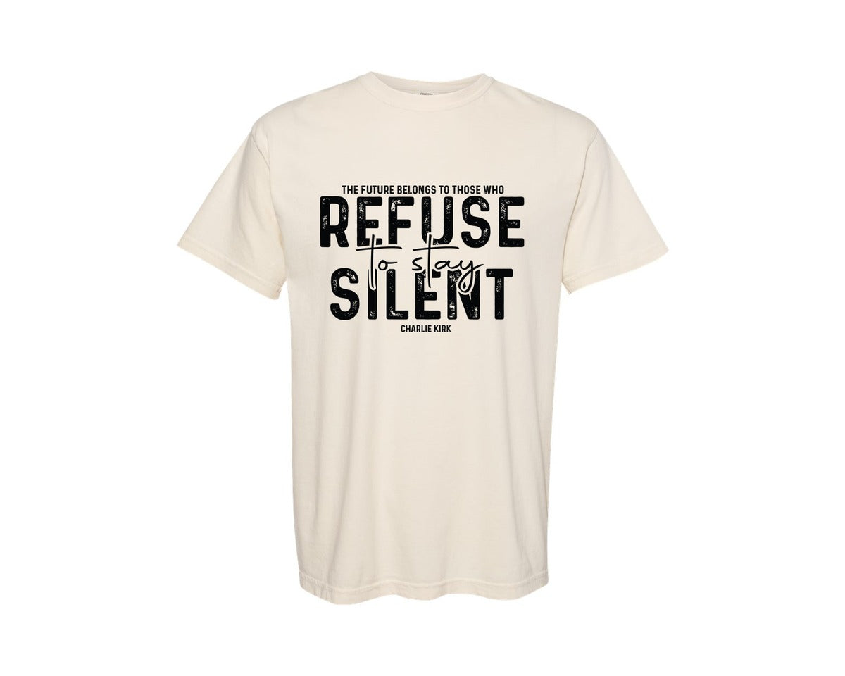 brand:Comfort Colors|color:Ivory|Charlie Kirk Quote Political Quote 5 Graphic T-Shirt