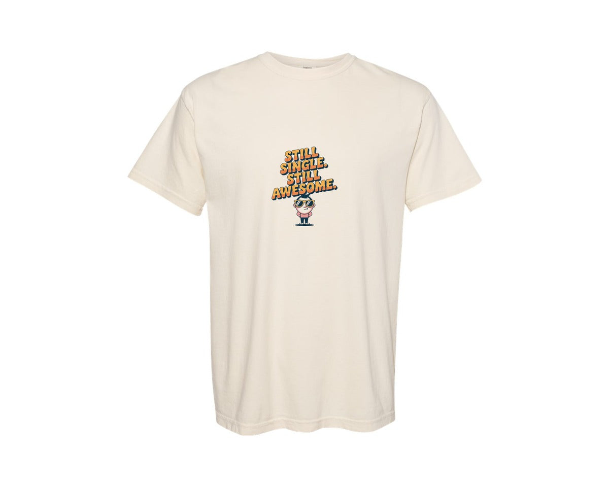 brand:Comfort Colors|color:Ivory|Broken Heart Valentines Day T Shirt Graphic T-Shirt