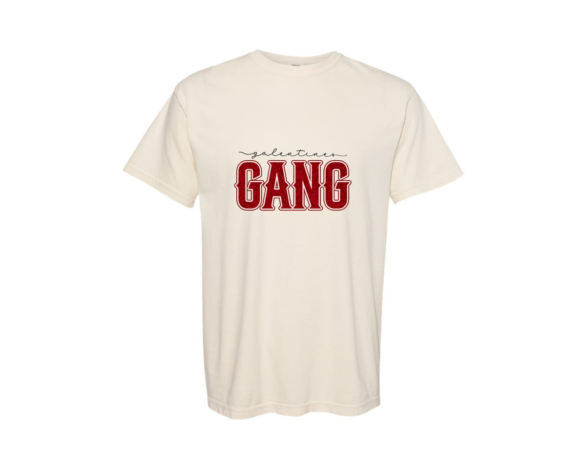 brand:Comfort Colors|color:Ivory|Galentines Gang 3 Graphic T-Shirt