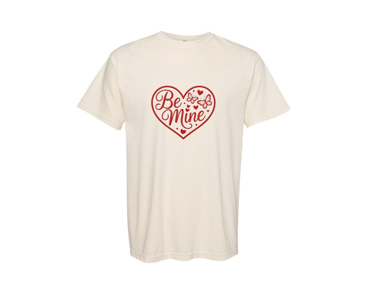 brand:Comfort Colors|color:Ivory|Valentines Be Mine Valentine 4 Graphic T-Shirt