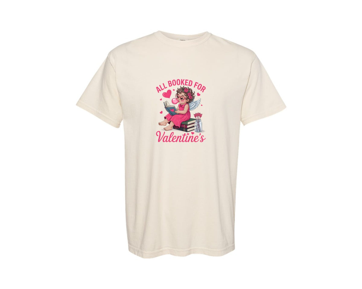 brand:Comfort Colors|color:Ivory|Funny Valentines Day Cupid Graphic T-Shirt