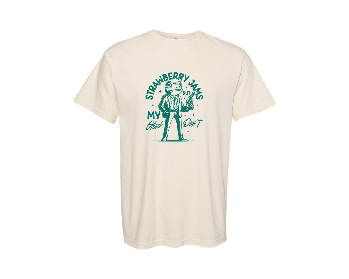 brand:Comfort Colors|color:Ivory|Trendy Frog Shirtvintage Frog Shirt Graphic T-Shirt
