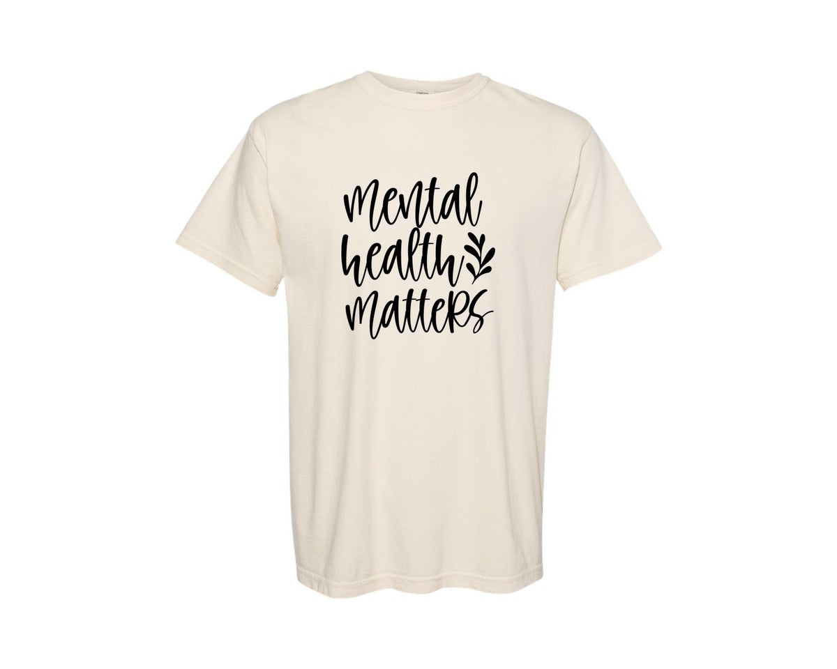 brand:Comfort Colors|color:Ivory|Mental Health 106 Graphic T-Shirt