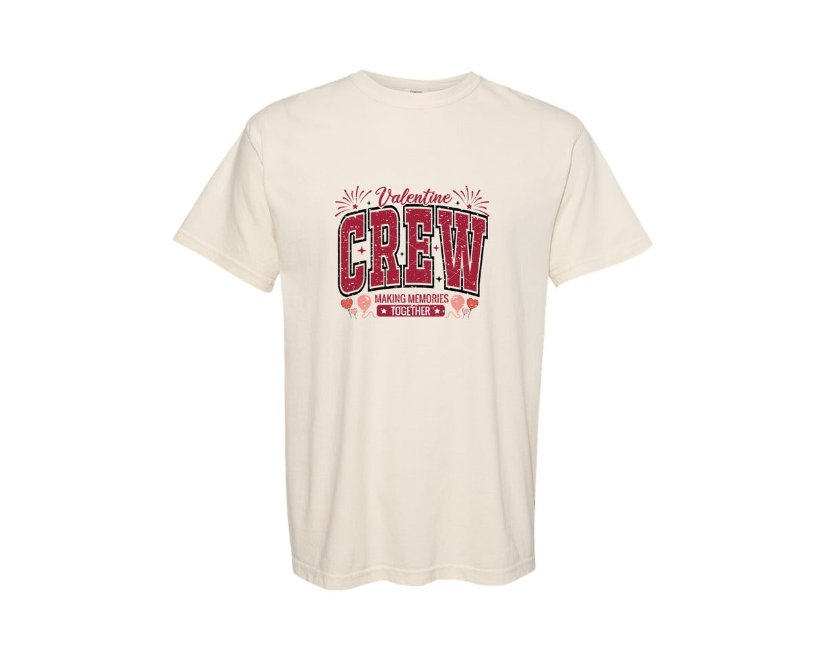 brand:Comfort Colors|color:Ivory|Valentine Crew Trendy Valentine Graphic T-Shirt