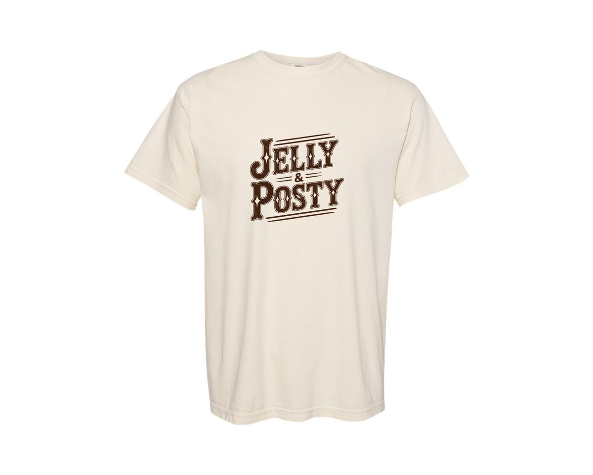 brand:Comfort Colors|color:Ivory|Jelly And Posty Post Western Graphic T-Shirt