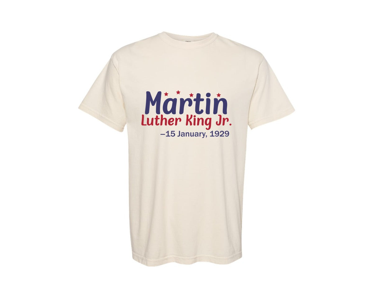 brand:Comfort Colors|color:Ivory|Martin Luther King Jr Mlk Day Graphic T-Shirt