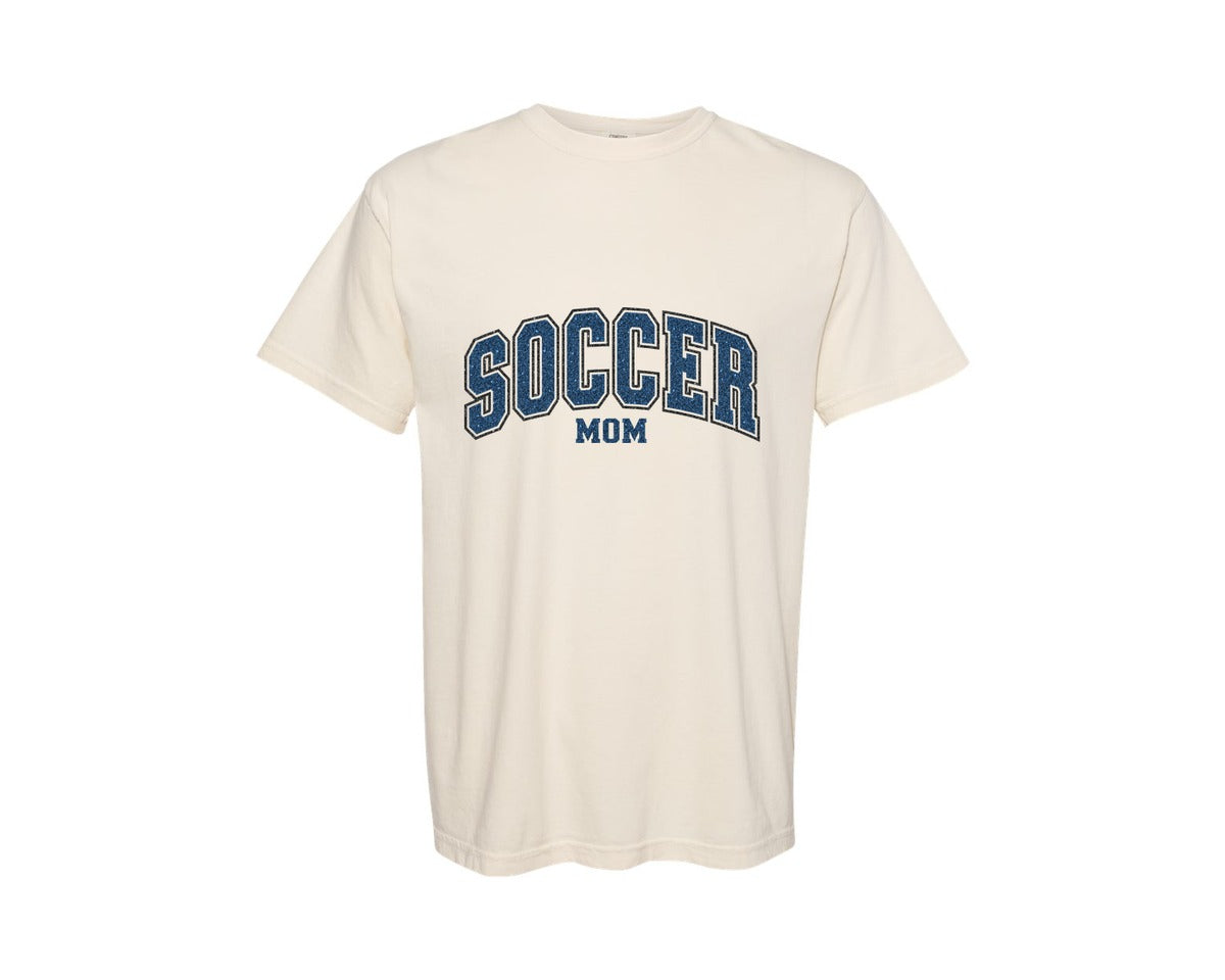 brand:Comfort Colors|color:Ivory|Soccer Mom Sport Mama 2 Graphic T-Shirt