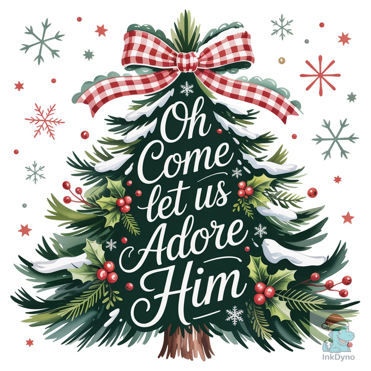 Joy To The World Christmas Cottage Design