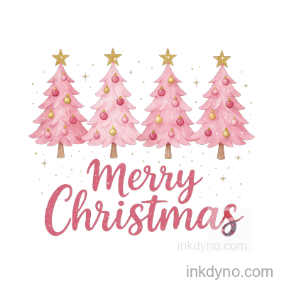 Merry Christmas_8 DTF Transfer – Ready to Press (Christmas)