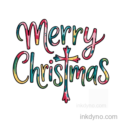 Merry , Jesus DTF Transfer – Ready to Press (Christmas)