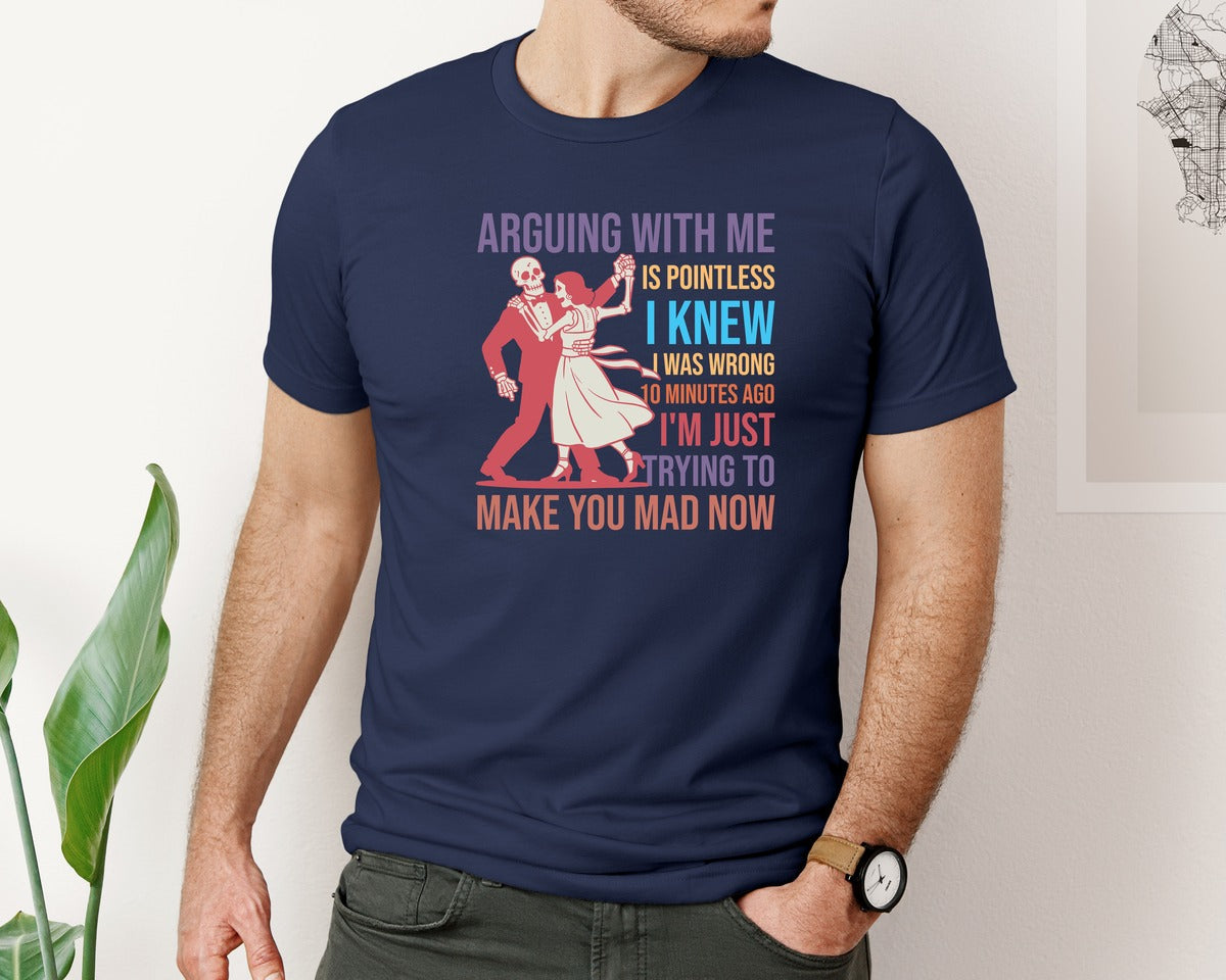 brand:Bella Canvas|color:Navy|Funny Saying Sarcastic Quote Graphic T-Shirt
