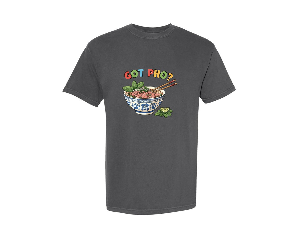 brand:Comfort Colors|color:Pepper|Got Pho Vietnam Food 2 Graphic T-Shirt