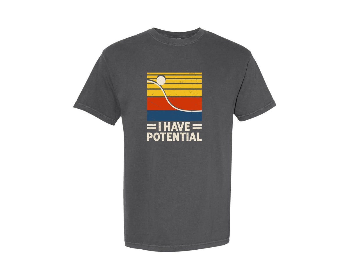 brand:Comfort Colors|color:Pepper|Funny Physics Teacher Nerd T Shirt Graphic T-Shirt