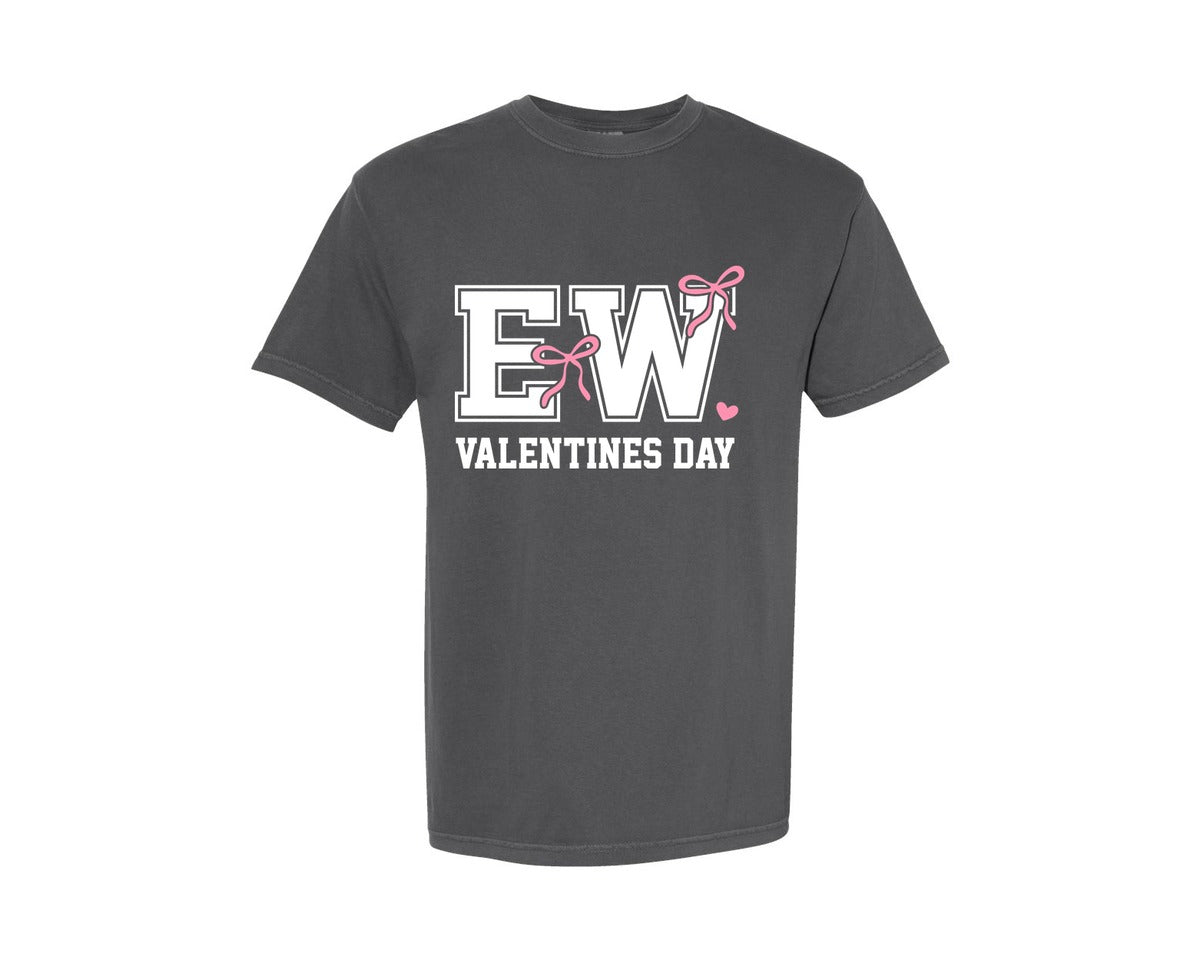 brand:Comfort Colors|color:Pepper|Ew Valentines Day Anti Valentine Graphic T-Shirt