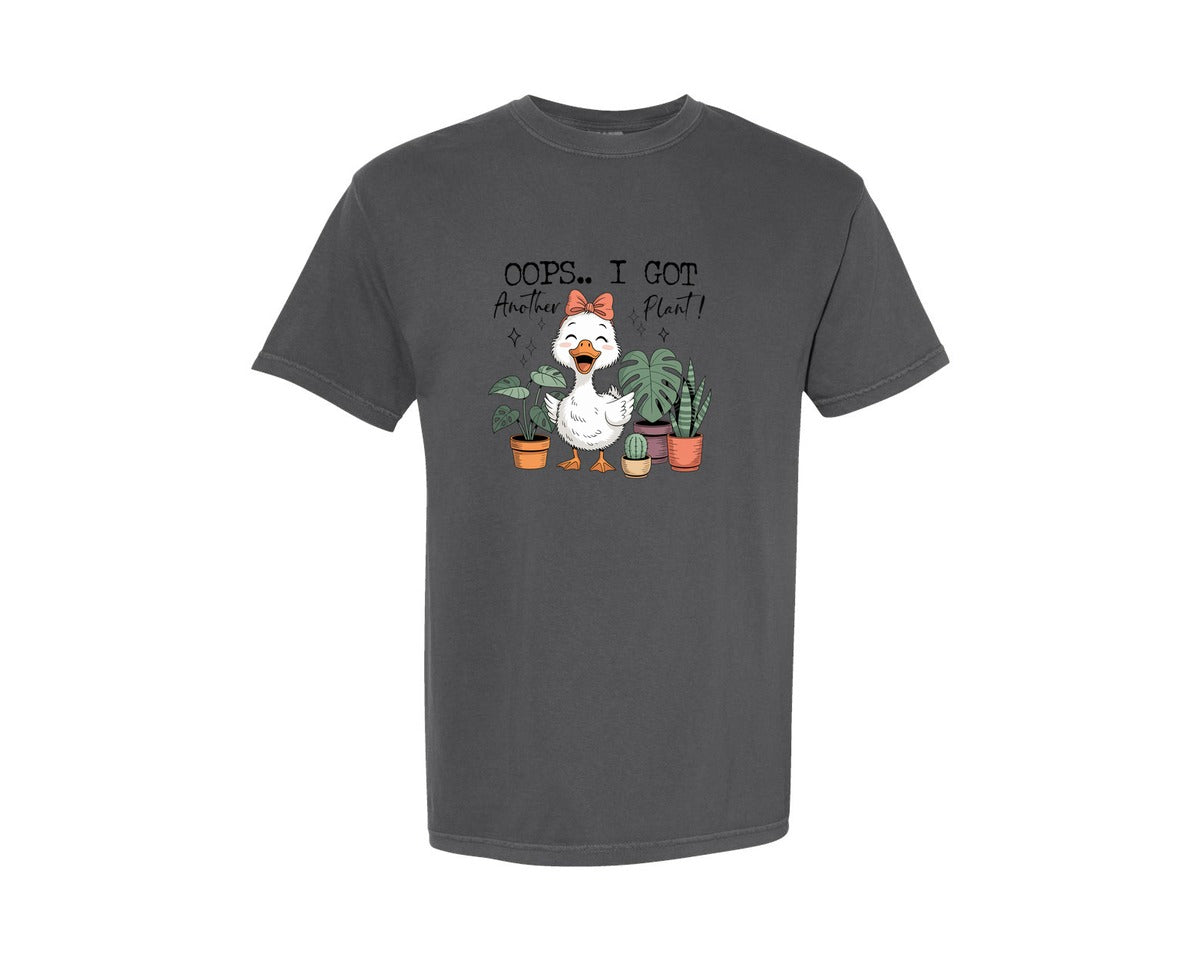 brand:Comfort Colors|color:Pepper|Funny Plant Lover Crazy Plant Lady Graphic T-Shirt
