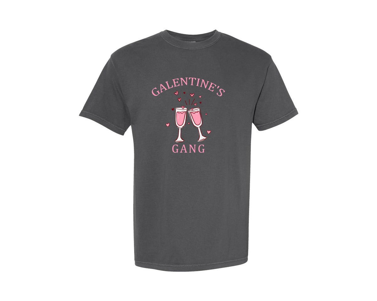 brand:Comfort Colors|color:Pepper|Galantines Gang Valentines Day Graphic T-Shirt