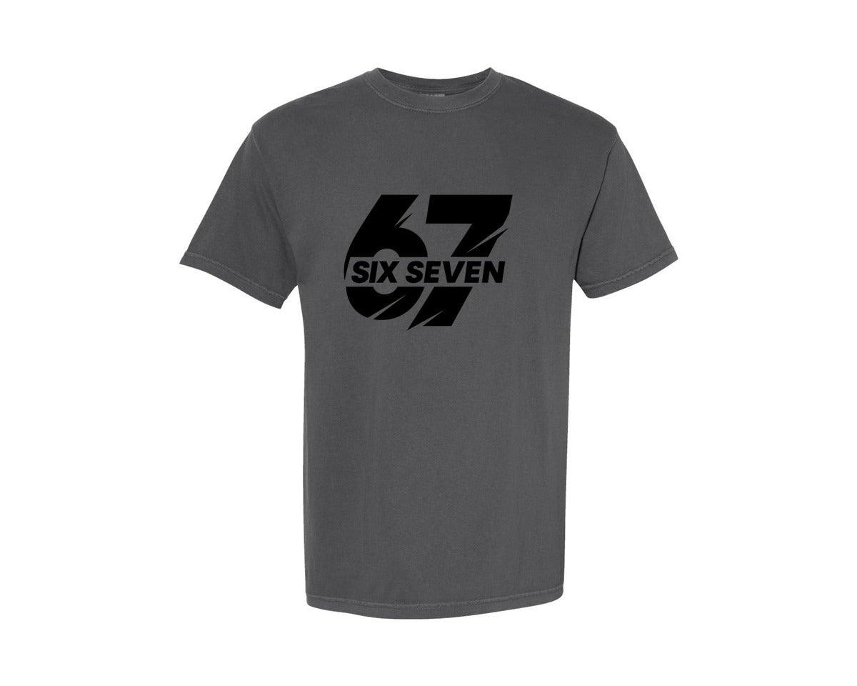 brand:Comfort Colors|color:Pepper|67 Six Seven Racing Number Graphic T-Shirt