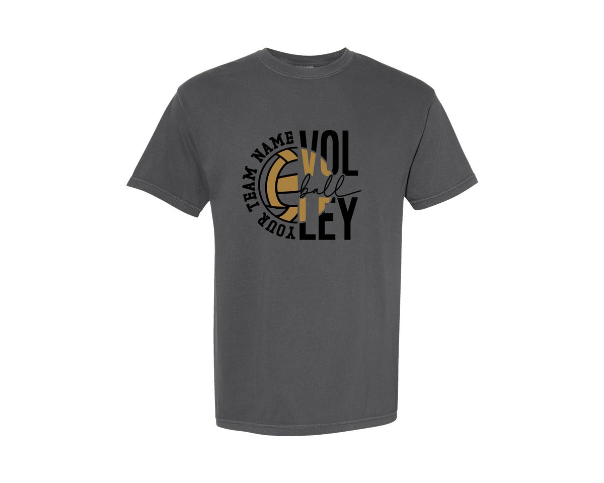 brand:Comfort Colors|color:Pepper|Volleyball 26 Graphic T-Shirt