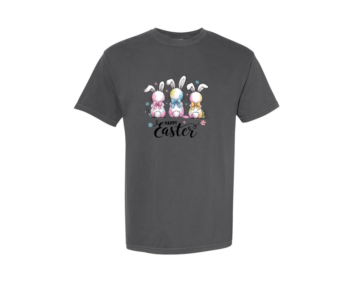 brand:Comfort Colors|color:Pepper|Easter Retro Easter 2 Graphic T-Shirt