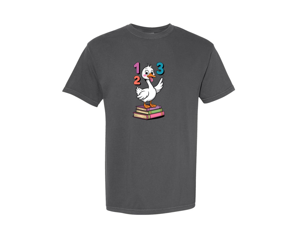 brand:Comfort Colors|color:Pepper|Funny Goose School Teacher T Shirt Graphic T-Shirt