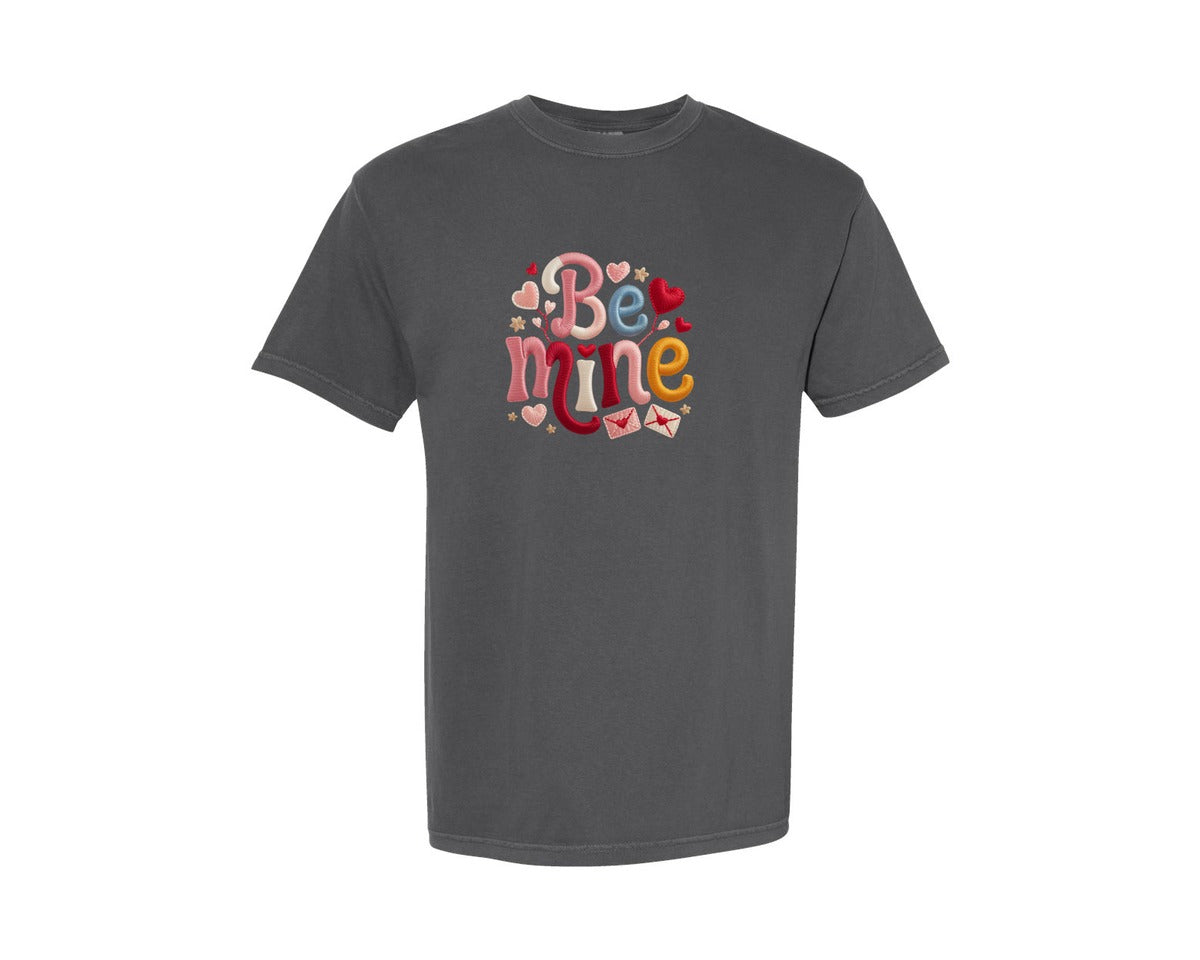 brand:Comfort Colors|color:Pepper|Cute Love Letters Valentine Graphic T-Shirt