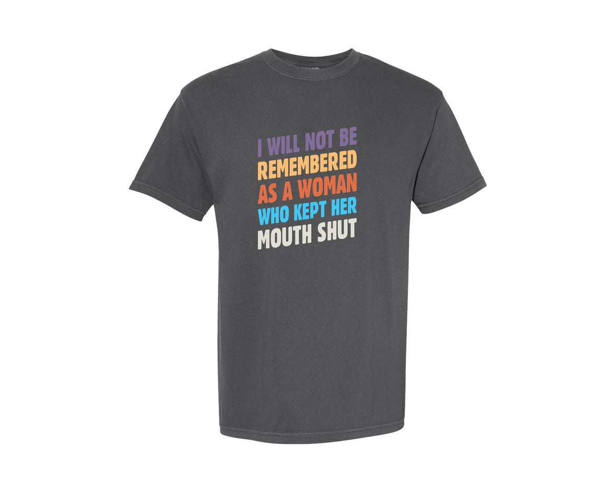 brand:Comfort Colors|color:Pepper|Feminist Shirt Girl Power Shirt Women Graphic T-Shirt