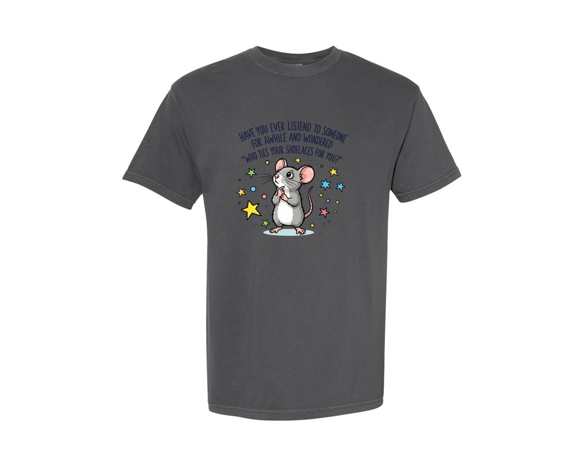 brand:Comfort Colors|color:Pepper|Sarcastic Mouse Funny Animal Weird Graphic T-Shirt