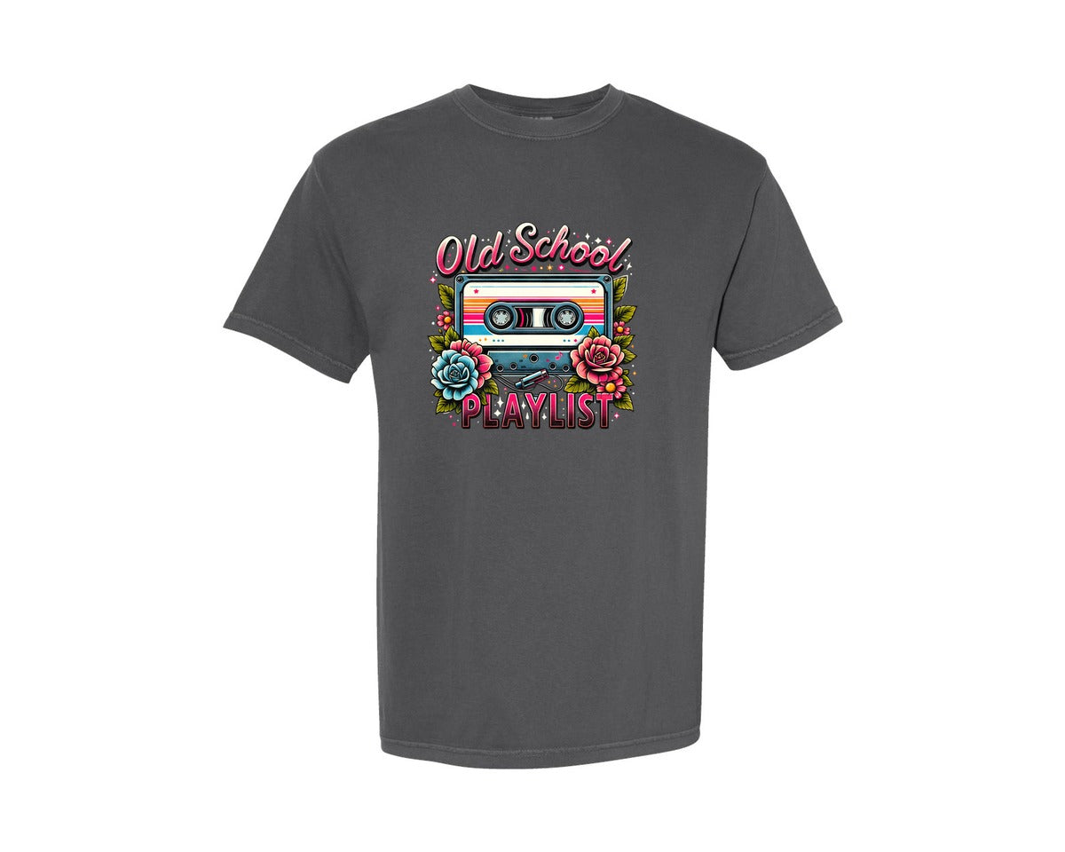 brand:Comfort Colors|color:Pepper|Retro Vibes Design Pack Graphic T-Shirt