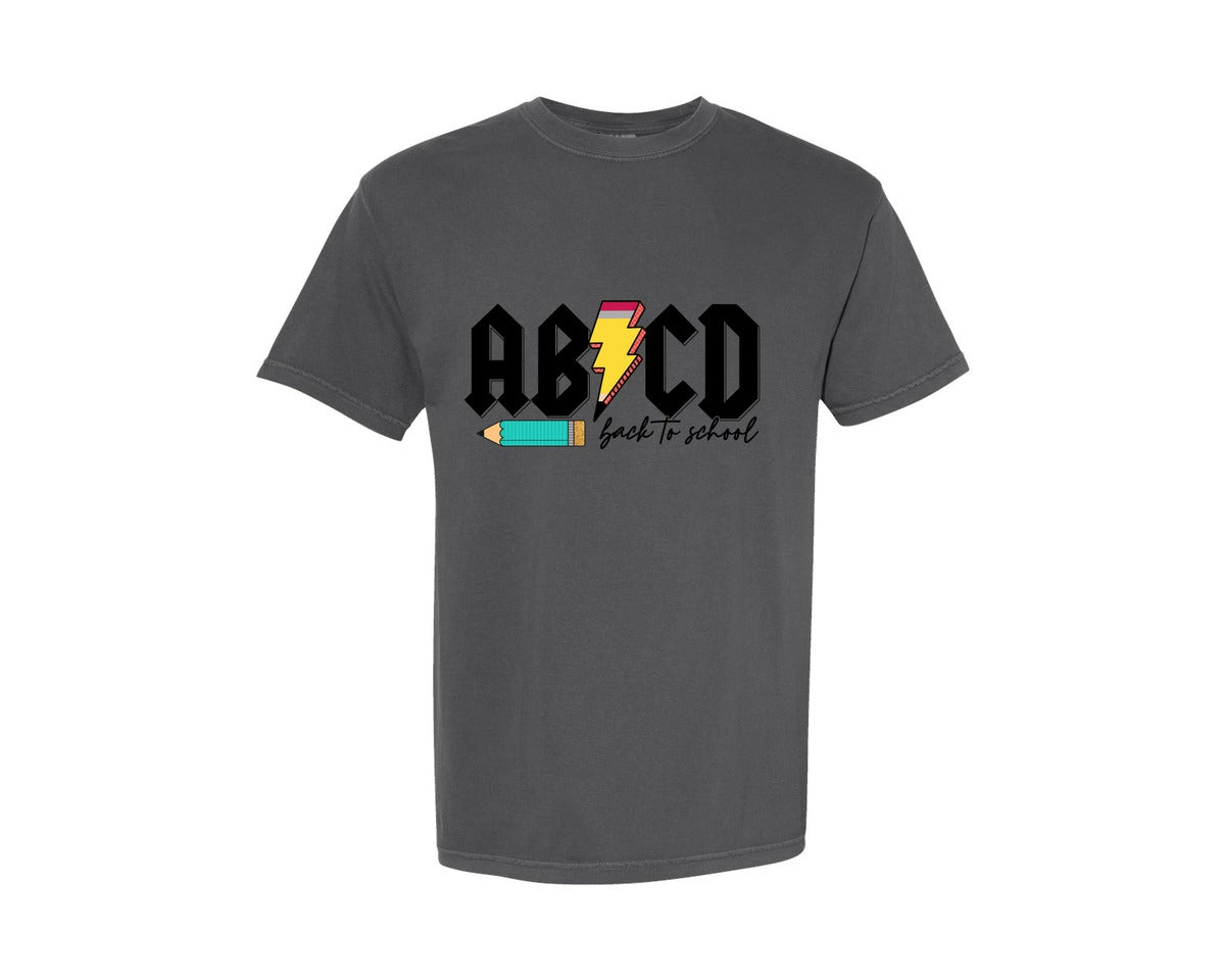 brand:Comfort Colors|color:Pepper|Back To School 173 Graphic T-Shirt