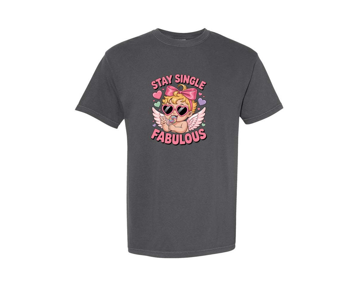 brand:Comfort Colors|color:Pepper|Retro Valentines Day Quotes 4 Graphic T-Shirt