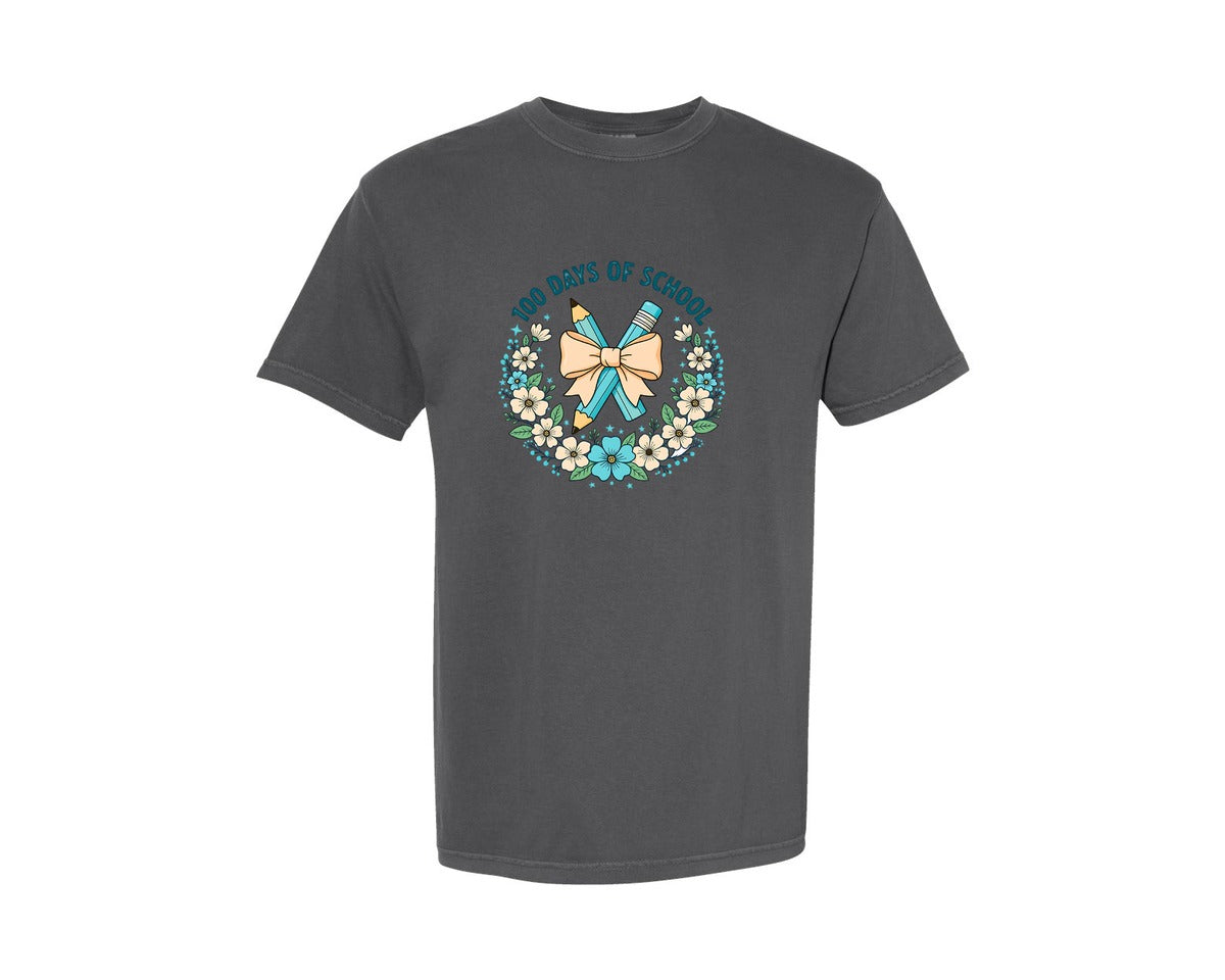 brand:Comfort Colors|color:Pepper|100 Days Of School 41 Graphic T-Shirt