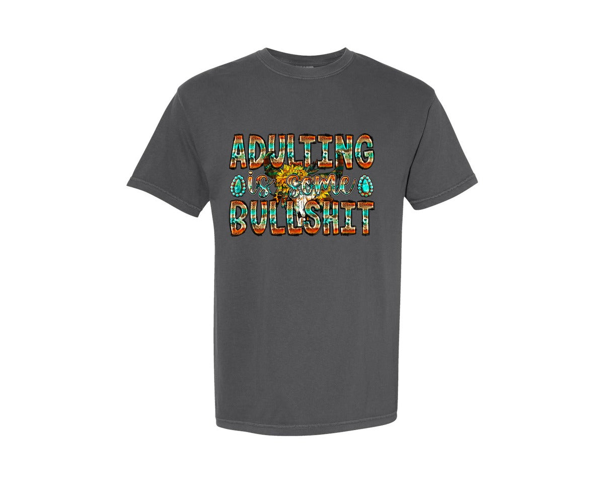 brand:Comfort Colors|color:Pepper|Funny Adult Humor Sarcastic Graphic T-Shirt