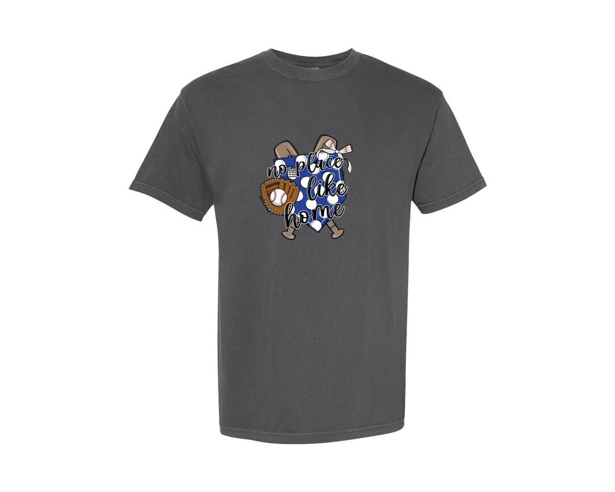 brand:Comfort Colors|color:Pepper|Retro Baseball Coquette 5 Graphic T-Shirt
