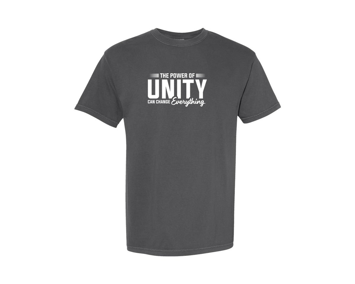 brand:Comfort Colors|color:Pepper|The Power Of Unity Can Change Everything Graphic T-Shirt