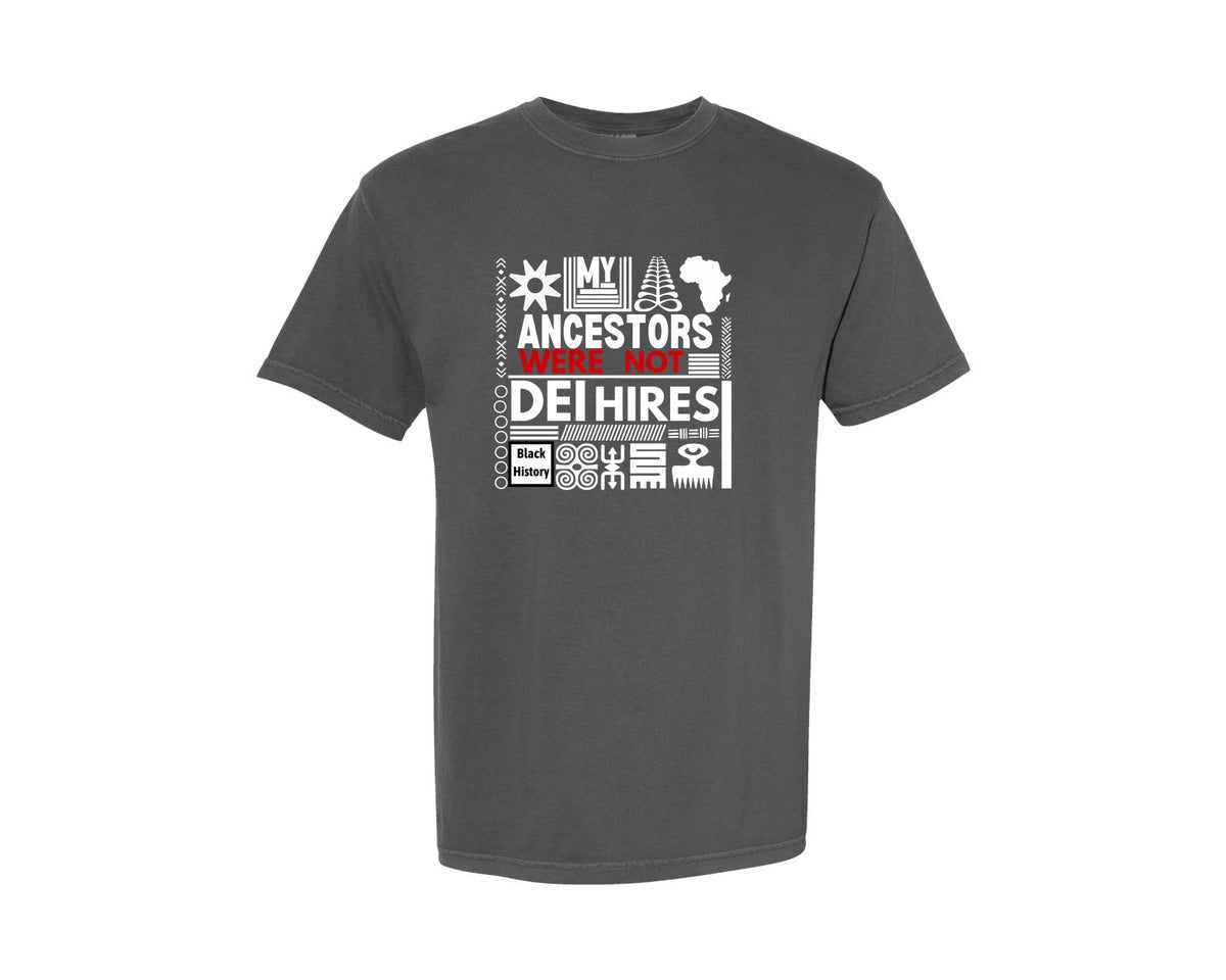brand:Comfort Colors|color:Pepper|Black History Graphic Design Graphic T-Shirt
