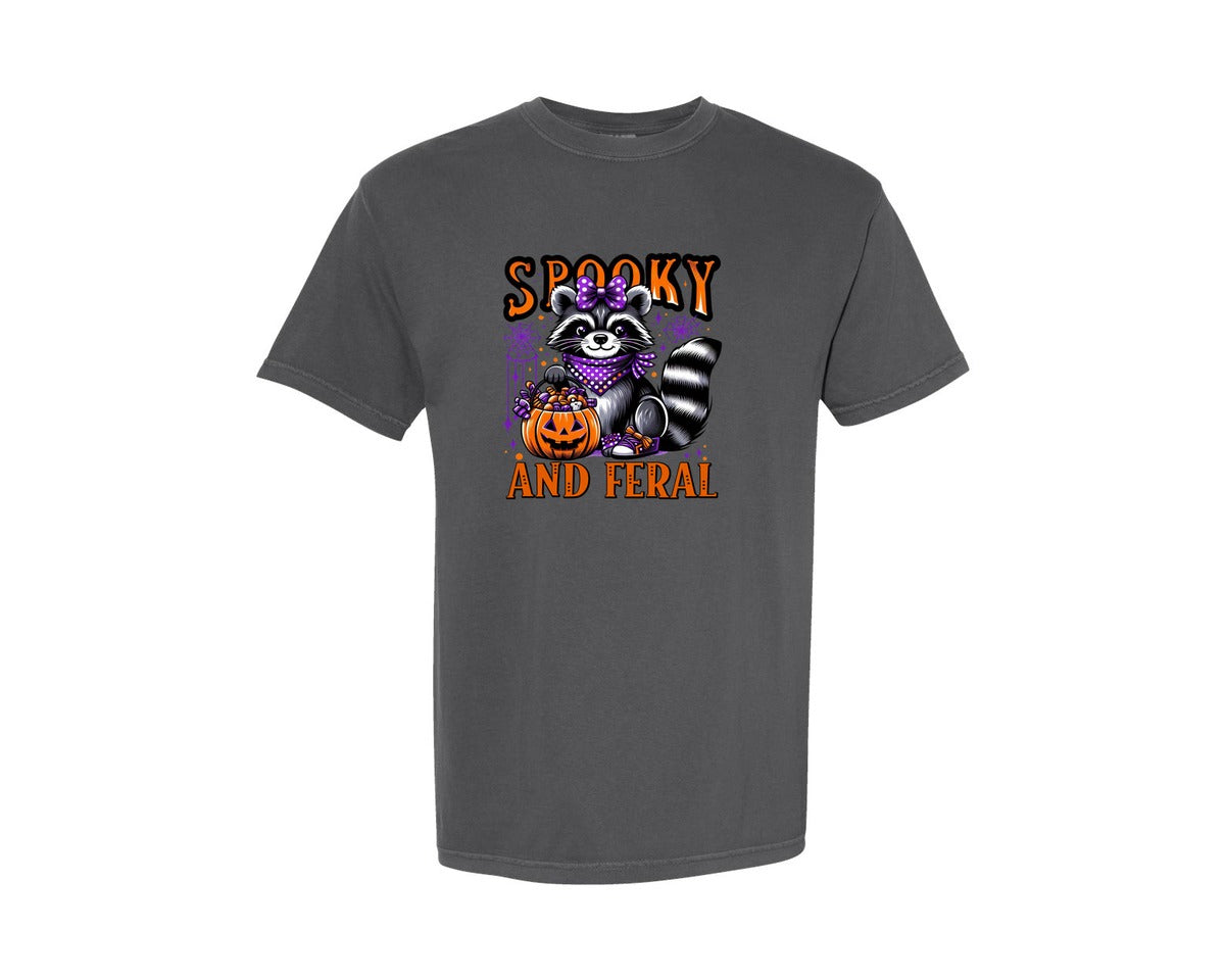 brand:Comfort Colors|color:Pepper|Halloween Spooky Season Graphic T-Shirt