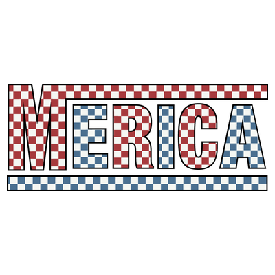 Merica Patriotic 4th of July Design - DTF Transfer