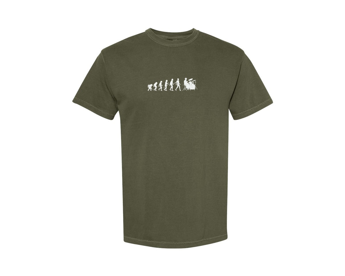 brand:Comfort Colors|color:Sage Green|Best Drummer Art For Music Drummer Graphic T-Shirt