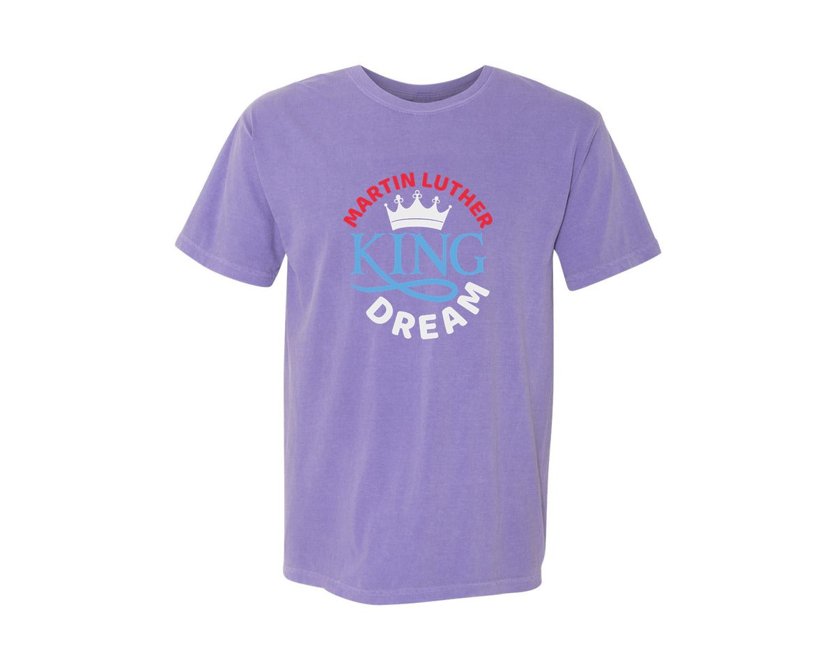 brand:Comfort Colors|color:Violet|Martin Luther King Dream Quote 2 Graphic T-Shirt