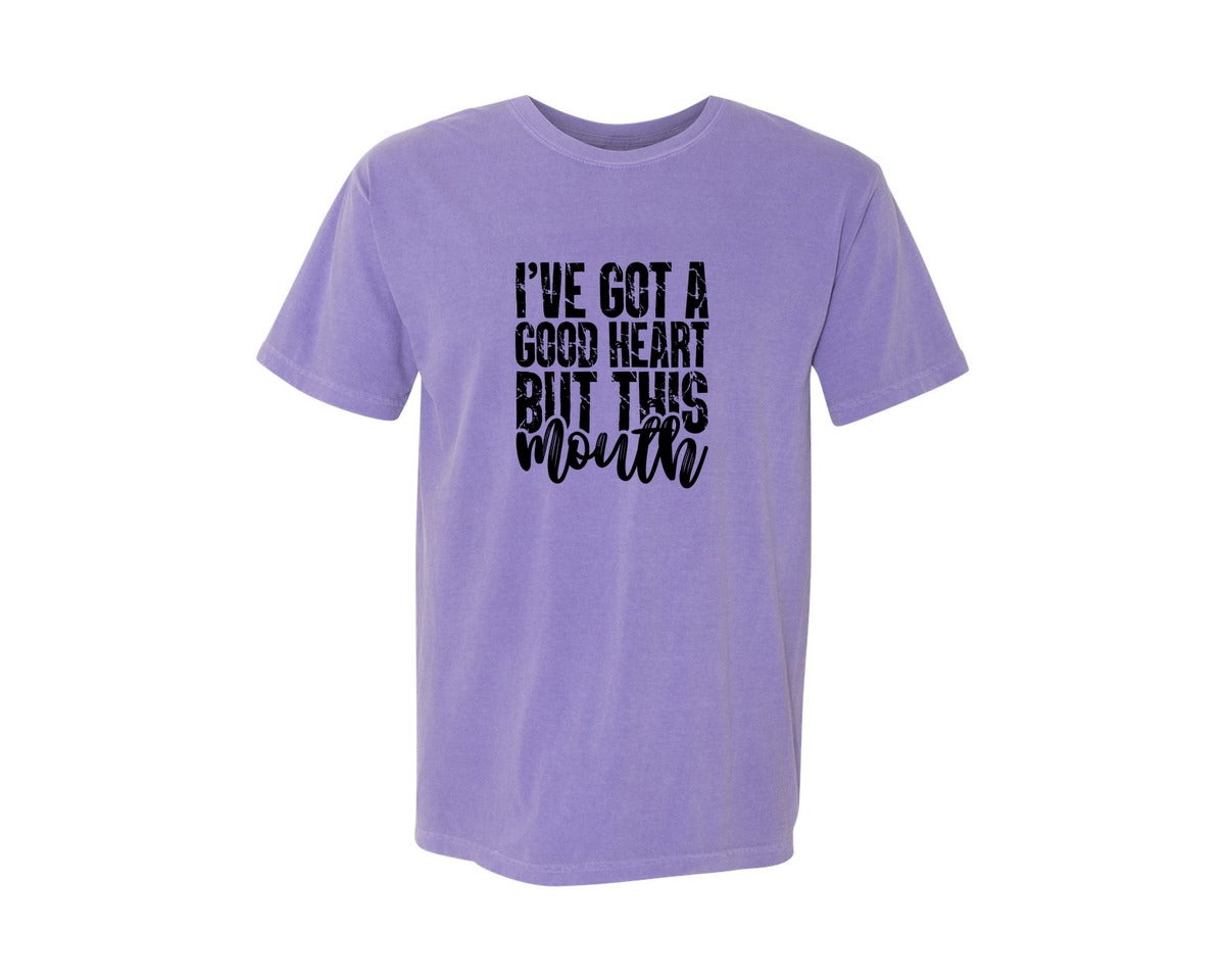 brand:Comfort Colors|color:Violet|Sarcastic Quotes Funny Graphic T-Shirt