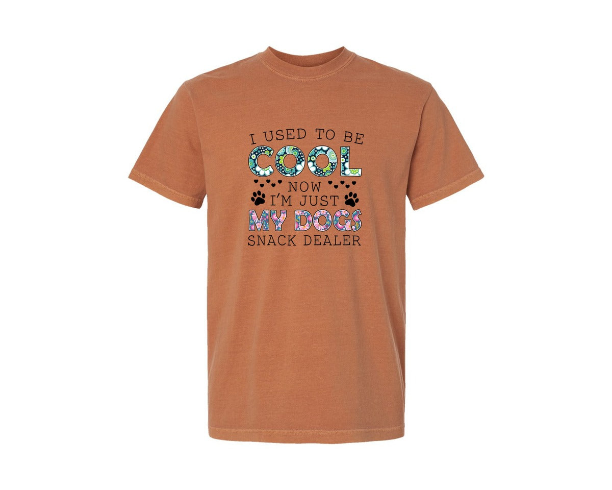brand:Comfort Colors|color:Yam|Dog Snack Dealer Design Graphic T-Shirt