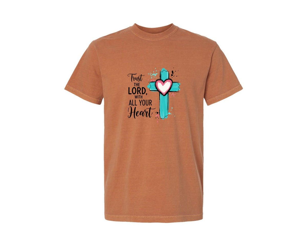 brand:Comfort Colors|color:Yam|Christian Design Bible Graphic T-Shirt