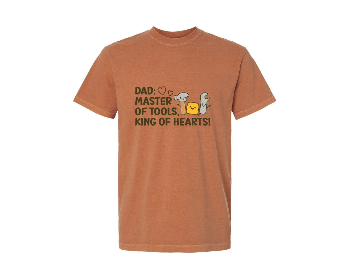 brand:Comfort Colors|color:Yam|Cute Dad Shirt Graphic T-Shirt