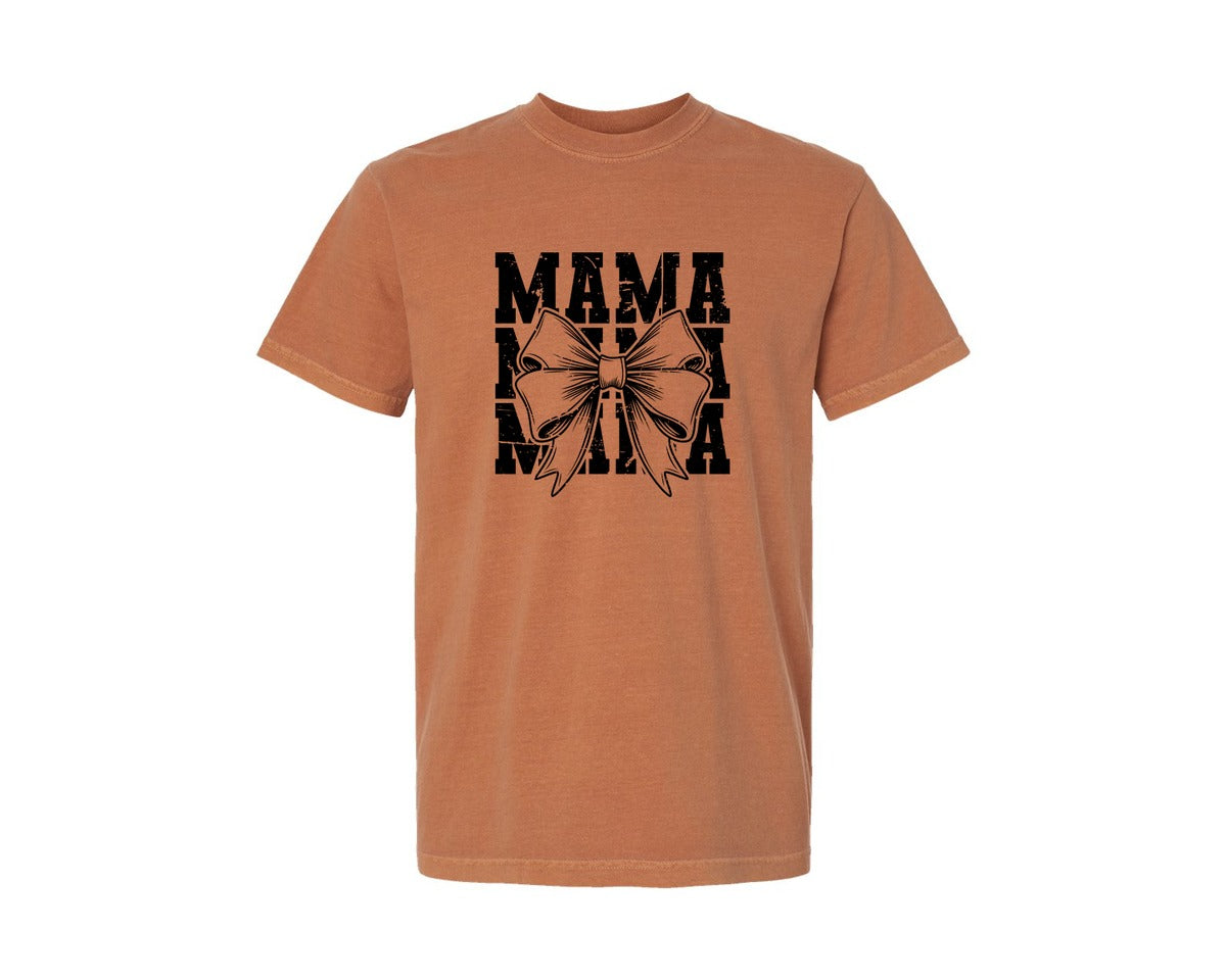 brand:Comfort Colors|color:Yam|Mama Mom Mama Coquette Graphic T-Shirt