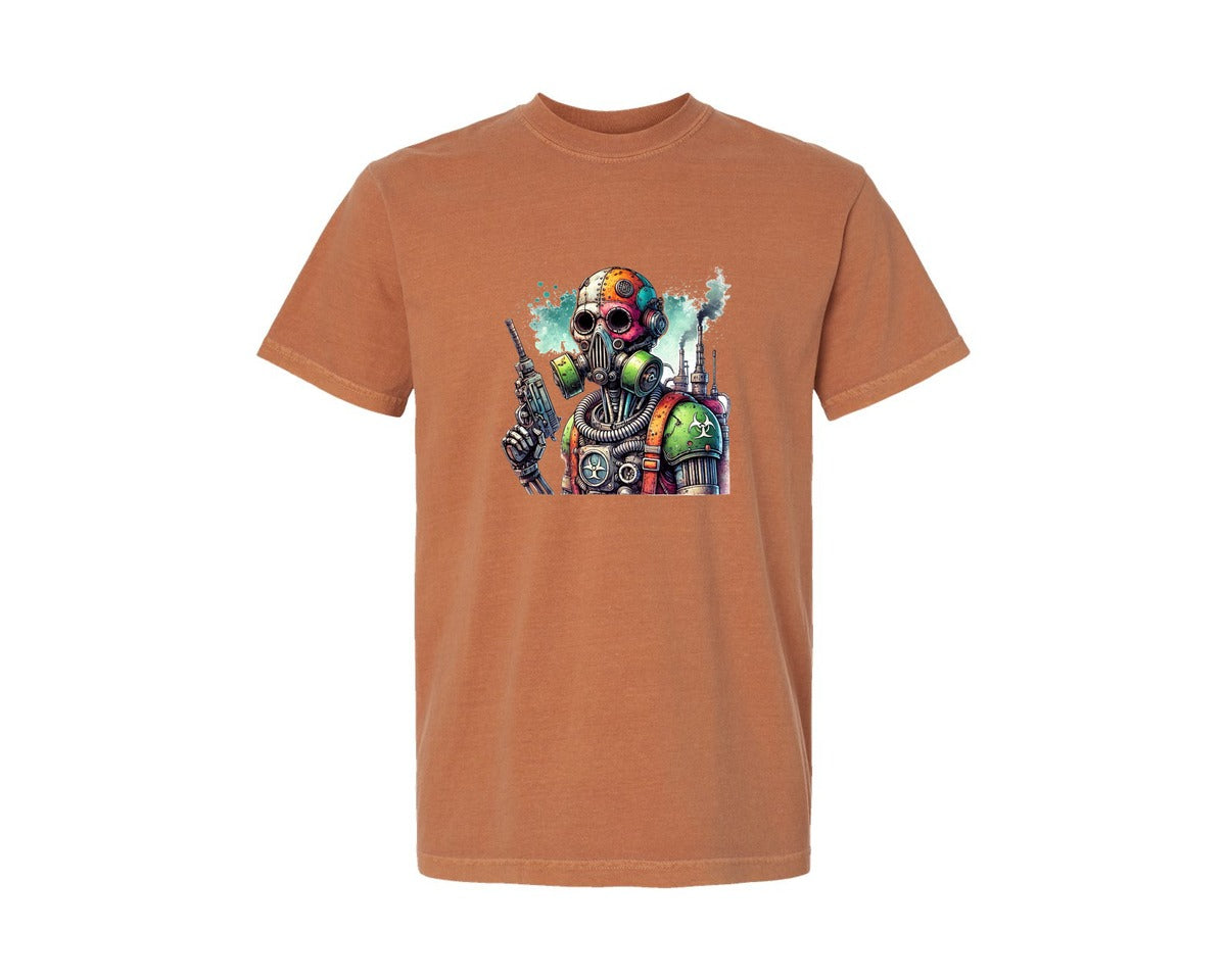 brand:Comfort Colors|color:Yam|Robot Sublimationsticker Graphic T-Shirt