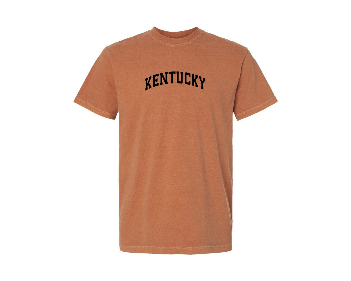 brand:Comfort Colors|color:Yam|Kentucky Usa City State Shirt Graphic T-Shirt